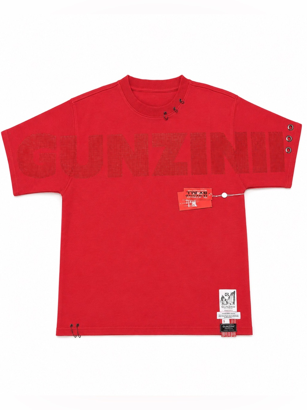 Gunzinii Ace of Hearts ♥️ Rhinestone T Shirt NWT
